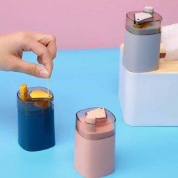 Smart Press Button Automatic Transparent Toothpick Holder