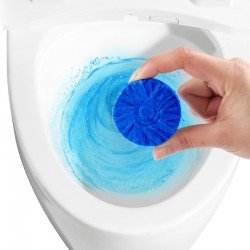 10 Pieces Of Toilet Bowl Cleaner Blue Tablets