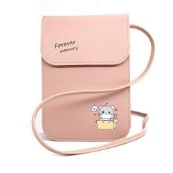 New Simple Cartoon Print Ladies Shoulder Messenger Bag