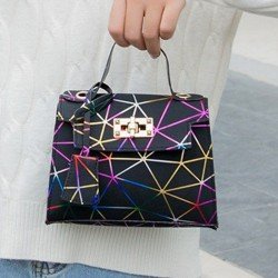 Korean Fashion Line Zipper Street Shoulder Bag Handbag For Women