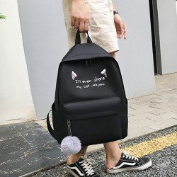 4 Pcs Set School Bag School Backpack For Girls Teenagers Students School Bags