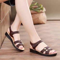 Soft Bottom Non Slip Sandals For Women Brown