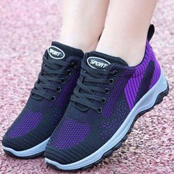 Running Casual Shoes Light Mesh Breathable Lovers Sports Walking Footwear