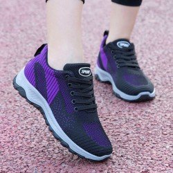 Running Casual Shoes Light Mesh Breathable Lovers Sports Walking Footwear