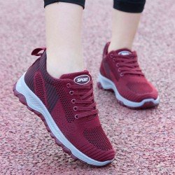 Running Casual Shoes Light Mesh Breathable Lovers Sports Walking Footwear